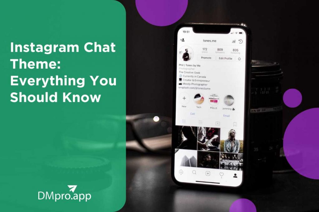 Instagram chat theme